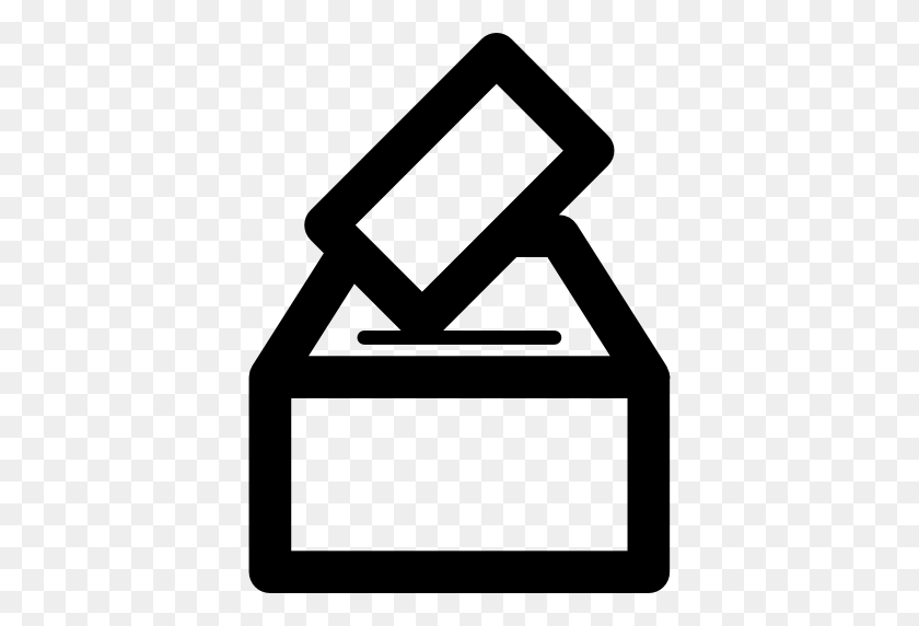 512x512 President, Mayor, Election, Vote, Congress Icon - Vote Clipart Black And White