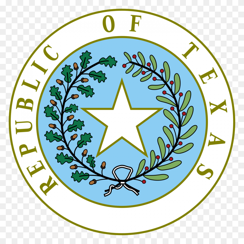 1200x1200 President Of The Republic Of Texas - Presidential Seal PNG