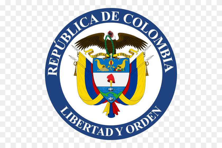 500x500 Presidential Seal Of Colombia - Presidential Seal PNG