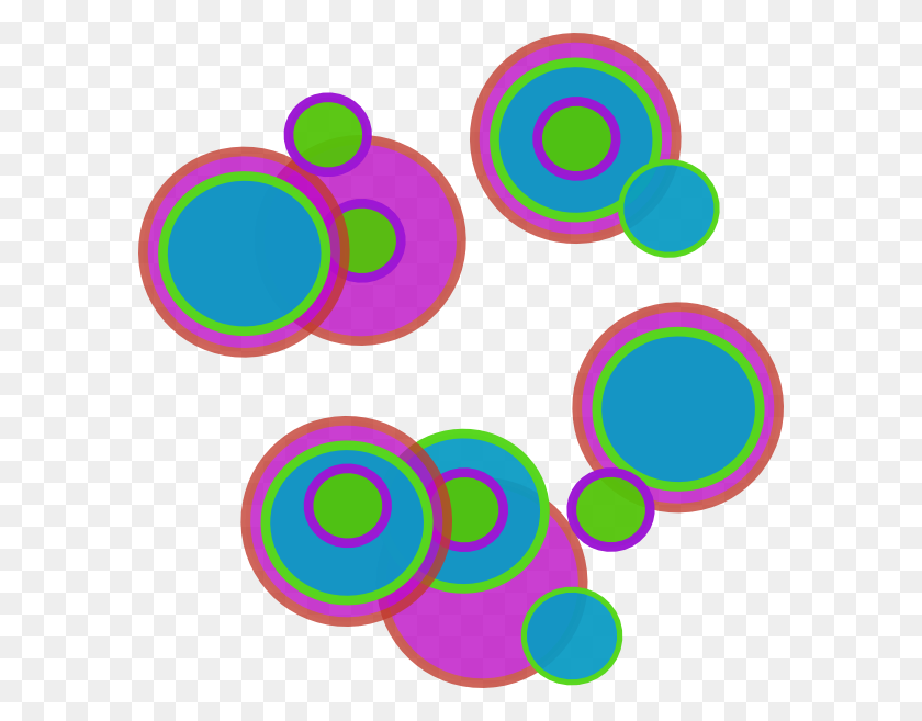 588x597 Pretty Abstract Circles Clip Art - Abstract Art PNG