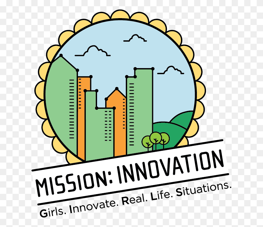 639x666 Pretty Brainy Mission Innovation Girls Innovate Real Life - Innovation PNG