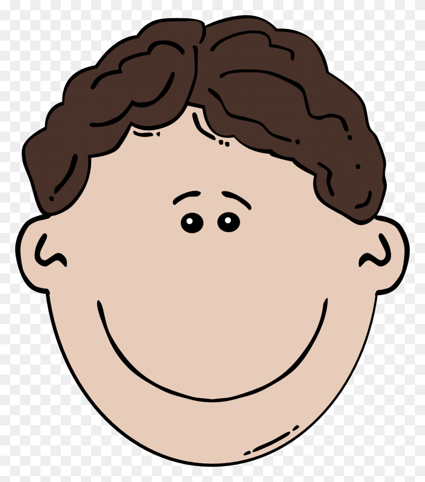 1331x1523 Pretty Clipart Father Face - Father And Son Clipart