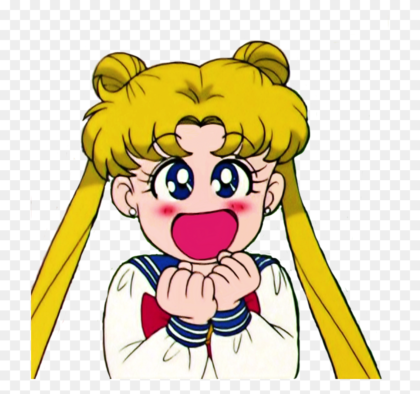 715x727 Pretty Guardians Screencaps Sailor Moon Crystal Moon - Sailor Moon Png