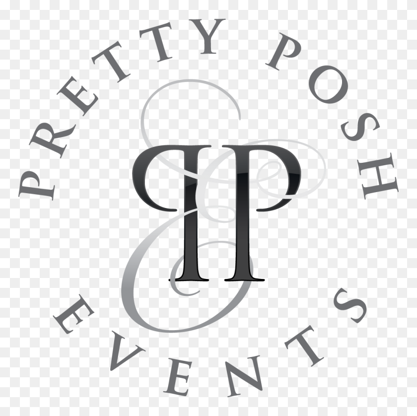1096x1094 Pretty Posh Events - Logotipo Perfectamente Elegante Png