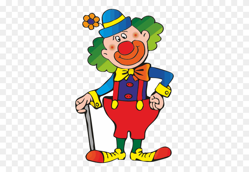 332x519 Preview Hobi Clown Party, Circus Clown Y Cartoon - Clown Hat Clipart