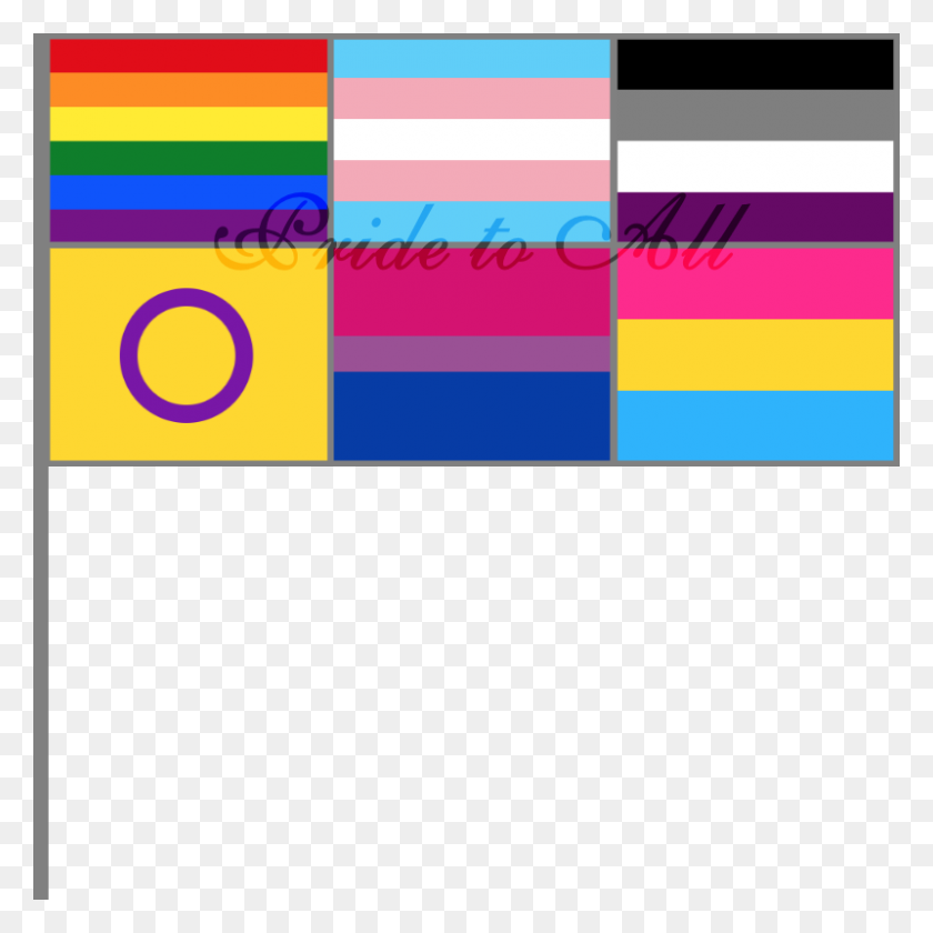 800x800 Pride Flag - Pride Flag PNG