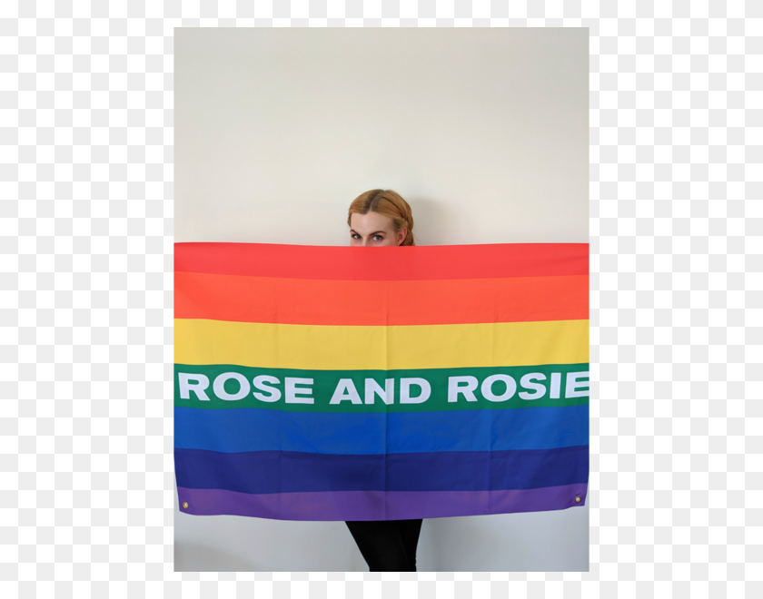 600x600 Pride Flag Rose And Rosie - Pride Flag PNG