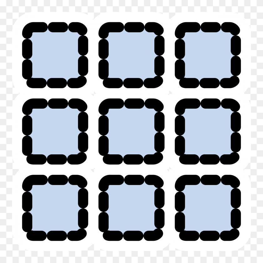 2400x2400 Iconos De Matriz De Matemáticas Primarias Png - Matriz Png