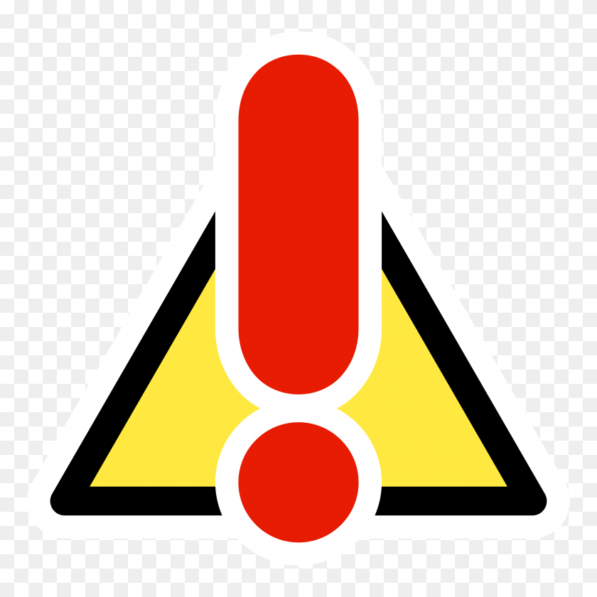 2400x2400 Primary Warning Icons Png - Warning PNG