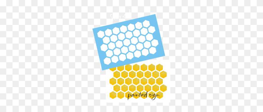 249x300 Primitive Stencil Downloads Primitive Country Stencil - Honeycomb Pattern PNG