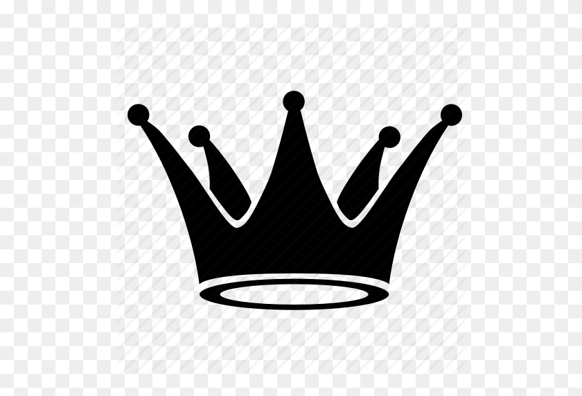 512x512 Prince Crown Clip Art Black And White - King Crown Clipart Black And White