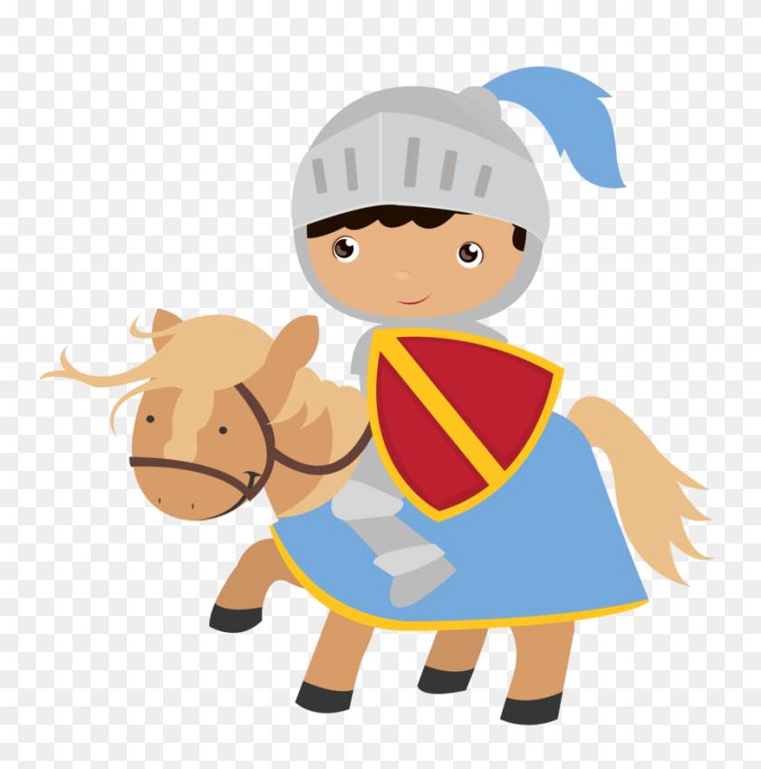 889x900 Princesas E Cavaleiros - Средневековый Шлем Клипарт