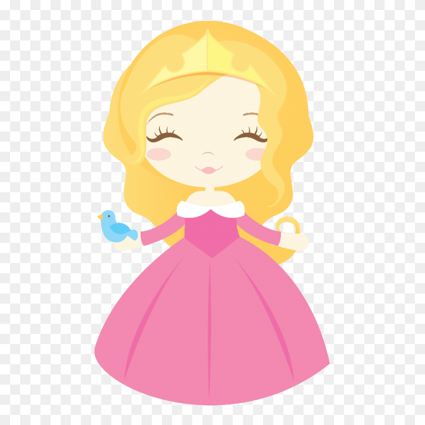 900x900 Princess Aurora Cinderella Elsa Belle Clip Art - Girl Sleeping Clipart