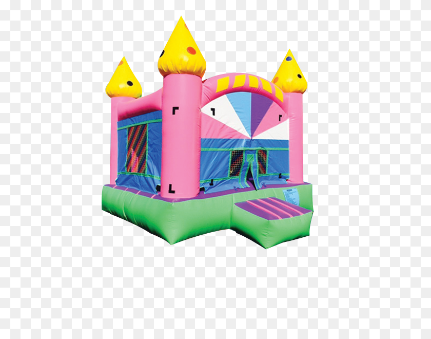600x600 Princess Castle - Bounce House PNG