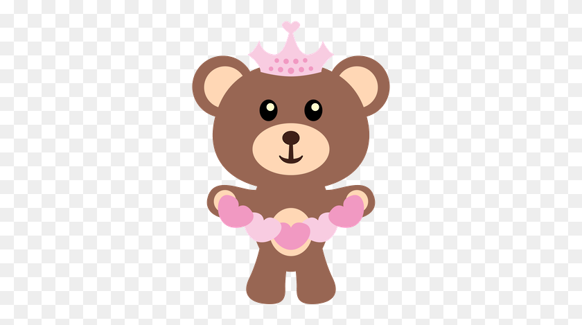 286x409 Princess Clipart Bear - Baby Princess Clipart