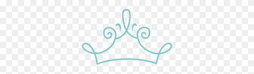 298x186 Princess Crown Blue Clip Art - Princess Tiara PNG