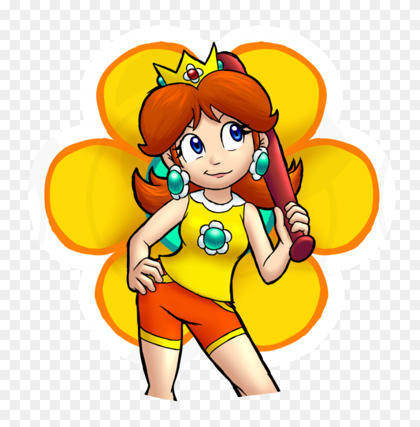 885x902 Princess Daisy Clip Art Usbdata - Princess Daisy PNG