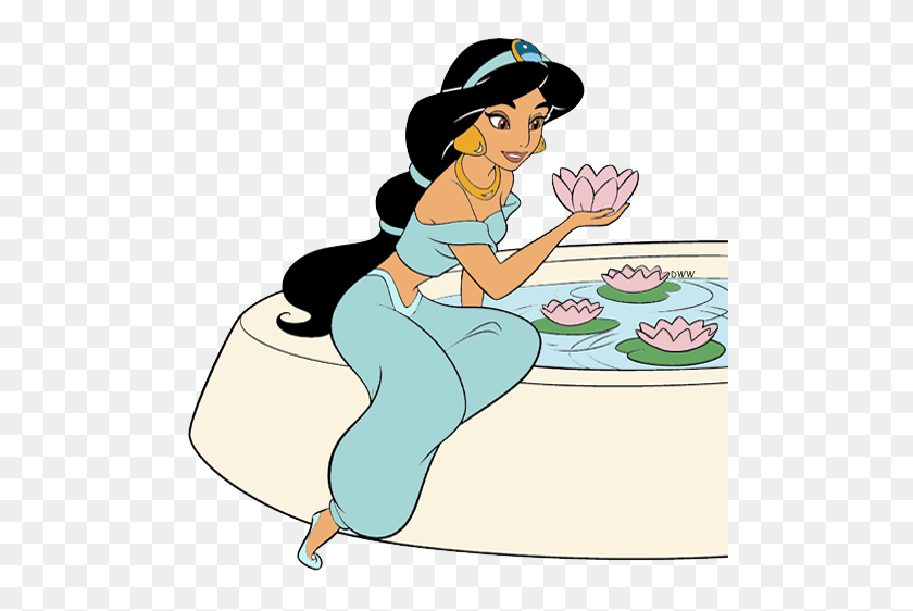 500x502 Princess Jasmine Clipart Aladdin Jasmine - Aladdin Clipart