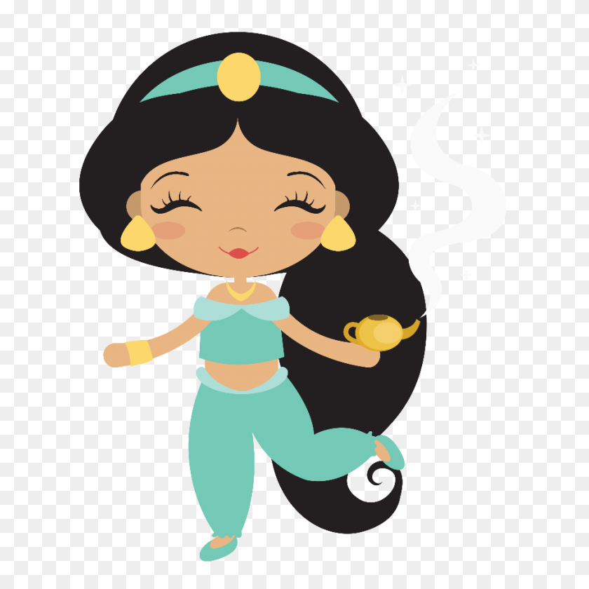 900x900 La Princesa Jasmine De Imágenes Prediseñadas De La Película De Aladdin - Princesa De Imágenes Prediseñadas En Blanco Y Negro