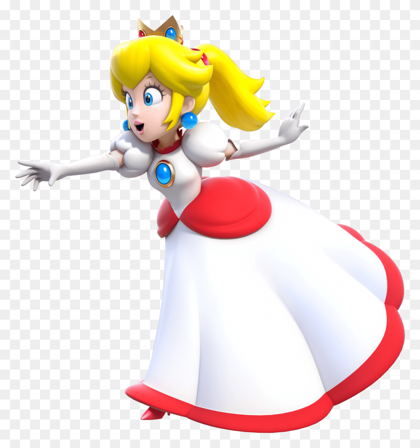 2414x2592 Princess Mario Cliparts - Super Mario Clipart