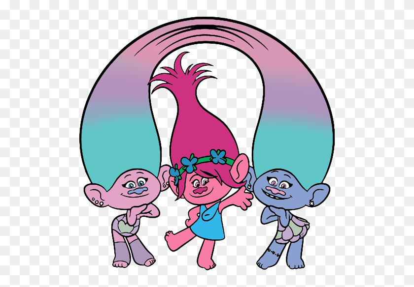 526x524 Princesa Poppy Clipart Trolls Movie Clipart Clipart De Dibujos Animados - Movie Time Clipart