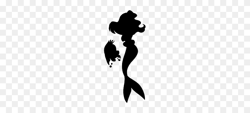 247x320 Princess Silhouettes Printable Png Free Pack - Mermaid Clipart Silhouette