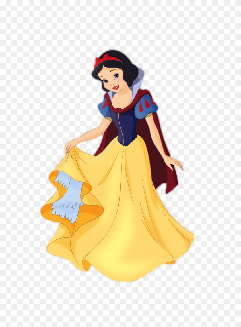 800x1107 Princess Snow White Clipart Snow Whiteand The Seven Dwarfs - Seven Clipart