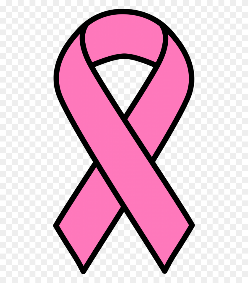 480x900 Printable Awareness Clipart Ribbon White Pictures - Breast Cancer Awareness Clipart
