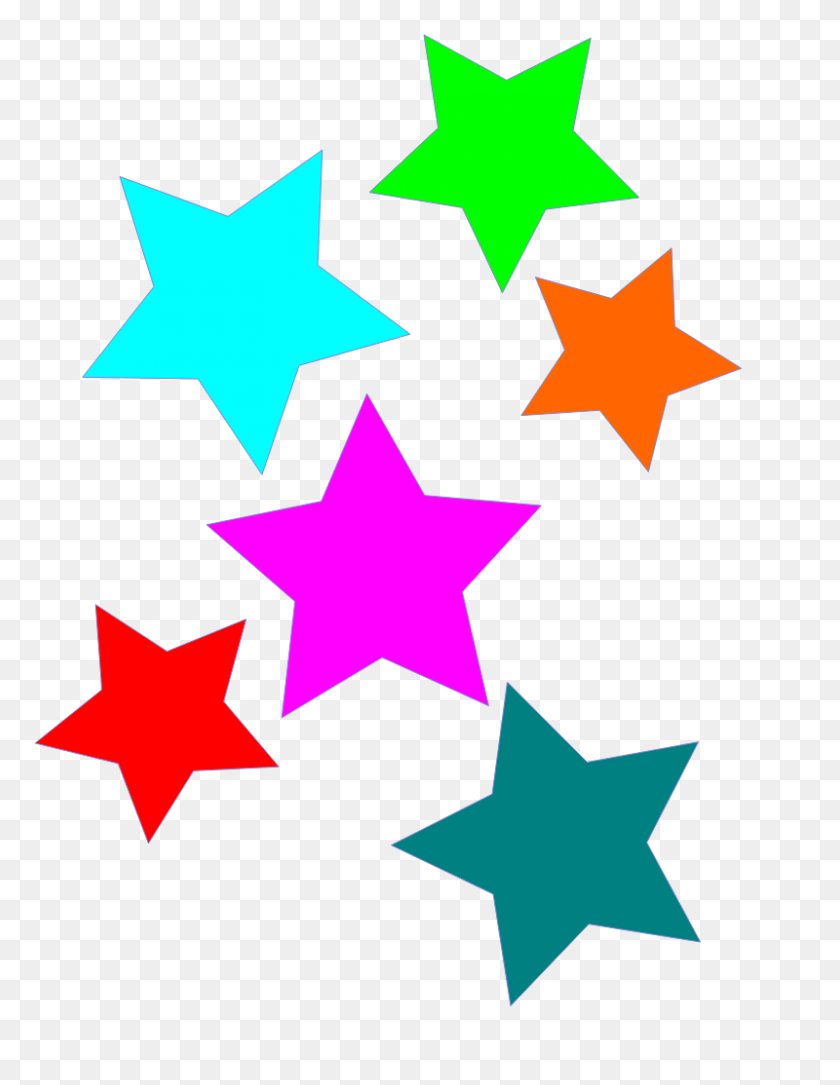 800x1052 Printable Clip Art Stars Download Them Or Print - Hanging Stars Clipart