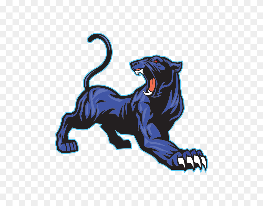 600x600 Printed Vinyl Blue Black Panther Stickers Factory - Black Panther PNG
