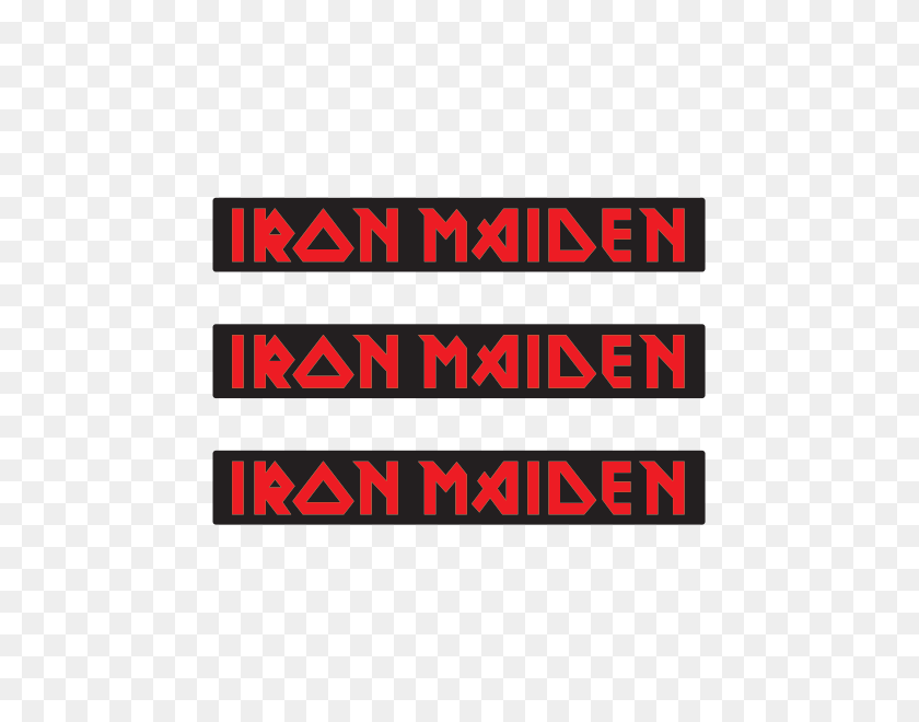 600x600 Vinilo Impreso Iron Maiden Logotipo De Pegatinas De Fábrica - Logotipo De Iron Maiden Png