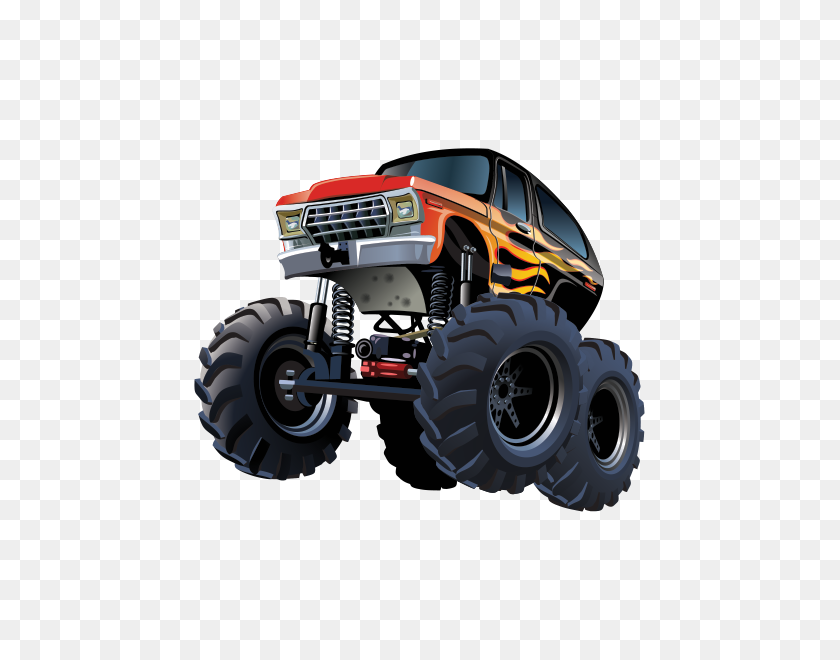 600x600 Printed Vinyl Monster Truck Stickers Factory - Monster Truck PNG