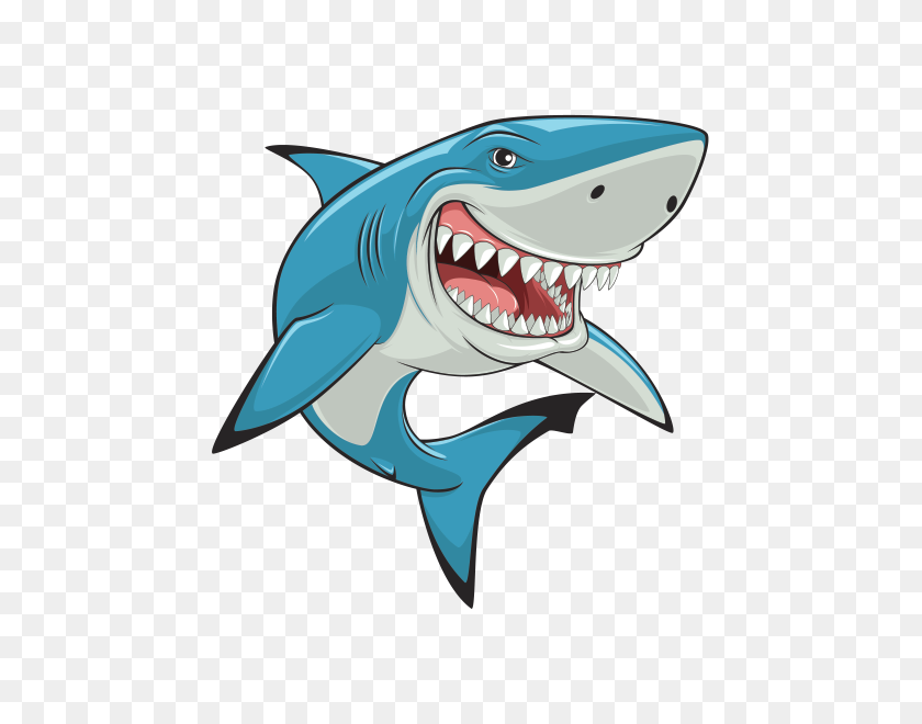 600x600 Printed Vinyl Shark Smiling Jaws Stickers Factory - Jaws PNG