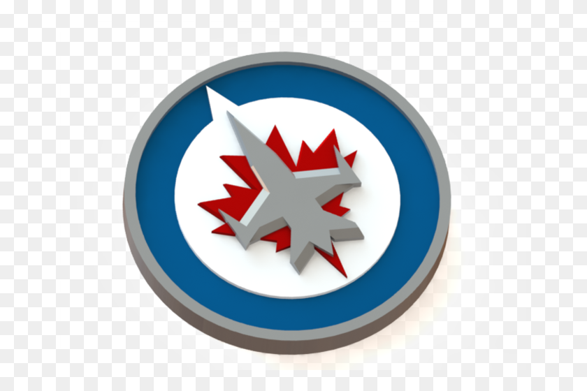 667x500 Printed Winnipeg Jets Logo - Winnipeg Jets Logo PNG