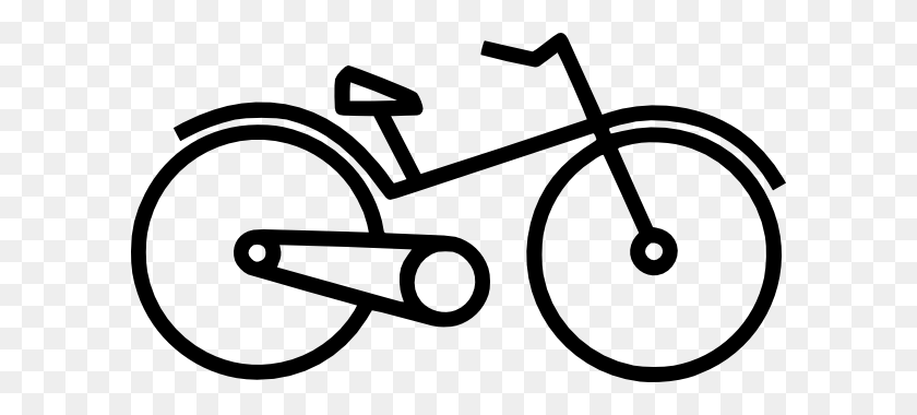 600x320 Printerkiller Bicycle Clipart Free Vector - Bicycle Clipart Free