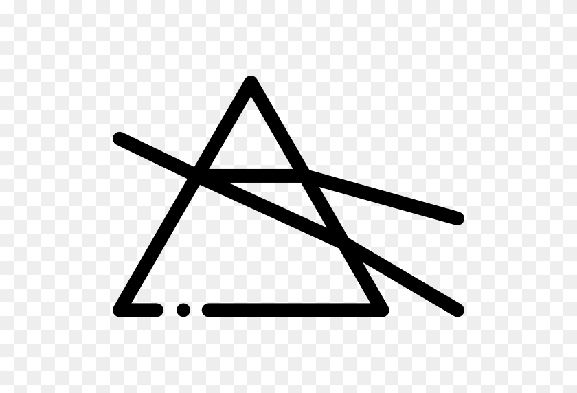 512x512 Призма - Треугольная Призма Клипарт