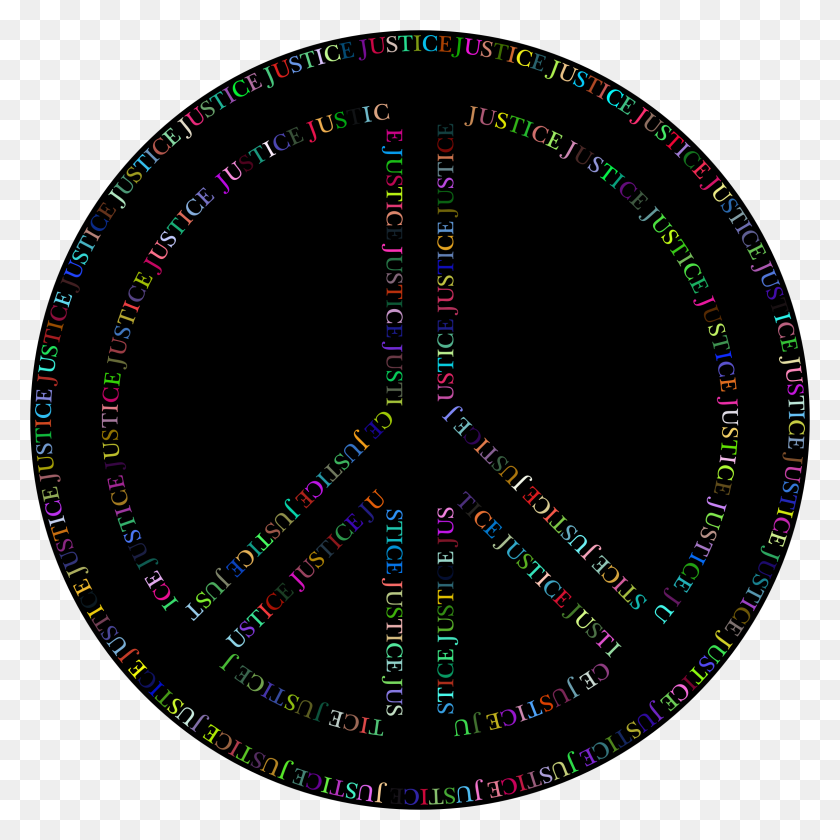 2320x2320 Prismatic Justice Peace Symbol Icons Png - Peace Symbol PNG