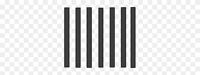 299x255 Prison Bars Grey Clip Art - Prison Clipart