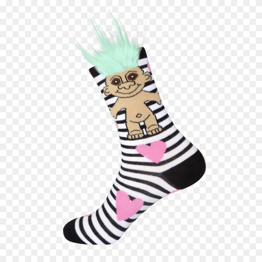 1024x1024 Prisoner Of Love Troll Good Luck Troll Socks Socks - Trolls Hair PNG