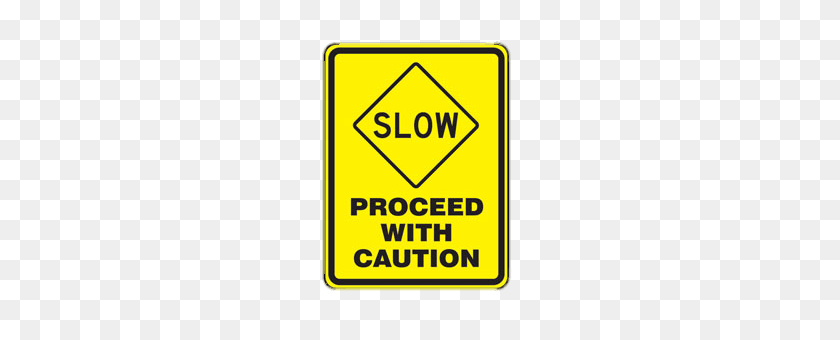 280x280 Proceed With Caution Sign Transparent Png - Caution PNG