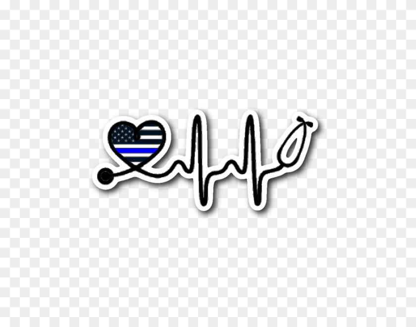 600x600 Products Tagged Sticker - Thin Blue Line Clipart