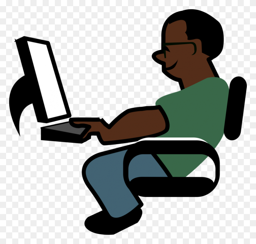 792x750 Programmer Computer Programming Computer Icons Programming - Sitting In Chair Clipart
