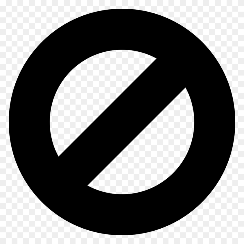 980x980 Prohibited Sign Png Icon Free Download - Prohibited Sign PNG