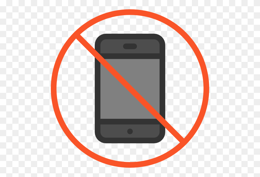 512x512 Prohibido, Señales, Sin Teléfono Móvil, Sin Teléfono, Sin Teléfono Celular, No - Señal De Prohibido Png