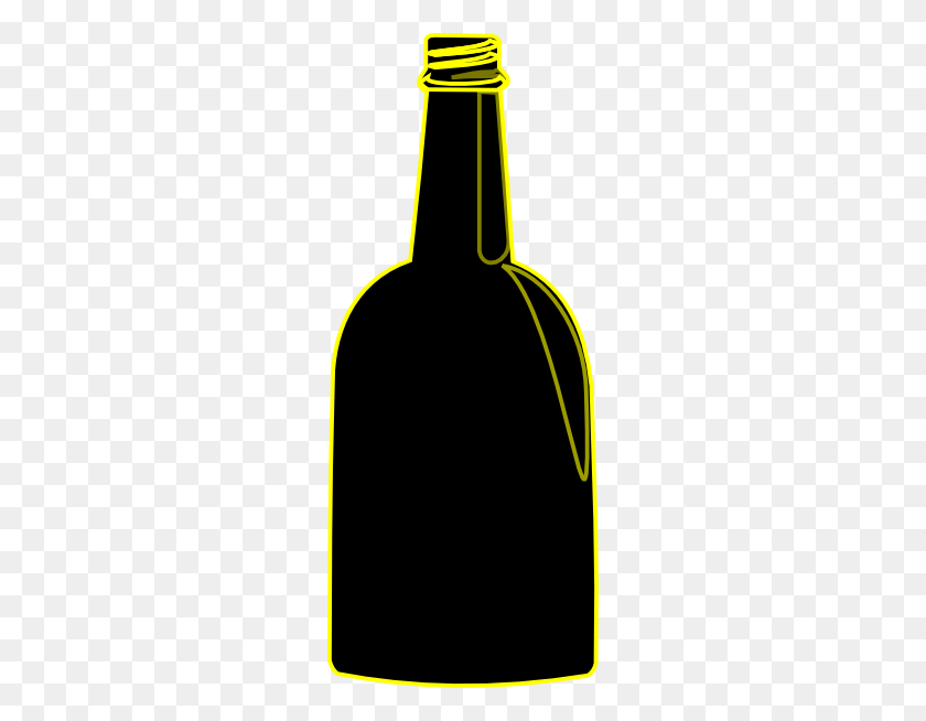 246x594 Proyecto Botella Clipart - Clipart Botella De Vino Y Vidrio