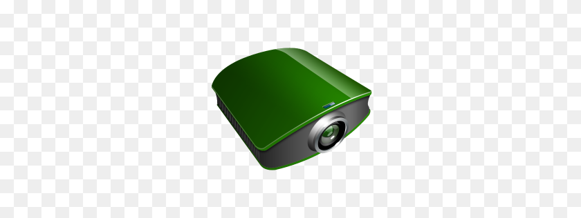 256x256 Proyector Icono Verde Proyector Iconset Ntdesigns - Proyector Png