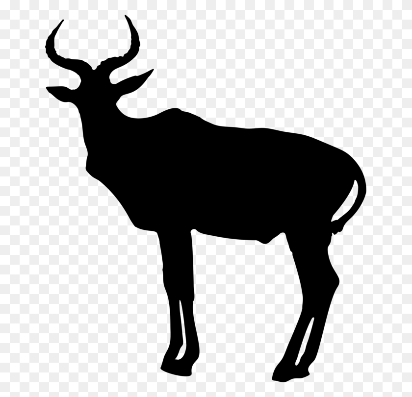 655x750 Pronghorn Antelope Animal Silhouettes Deer - Deer Head Silhouette PNG