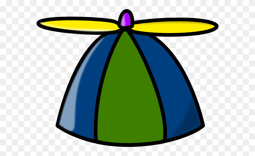 600x455 Propeller Hats Green Blue Clip Art - Propeller Clipart