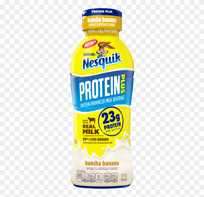 750x750 Белок Плюс Банановое Молоко Готово К Употреблению Бутылка Из Унции - Протеин Png