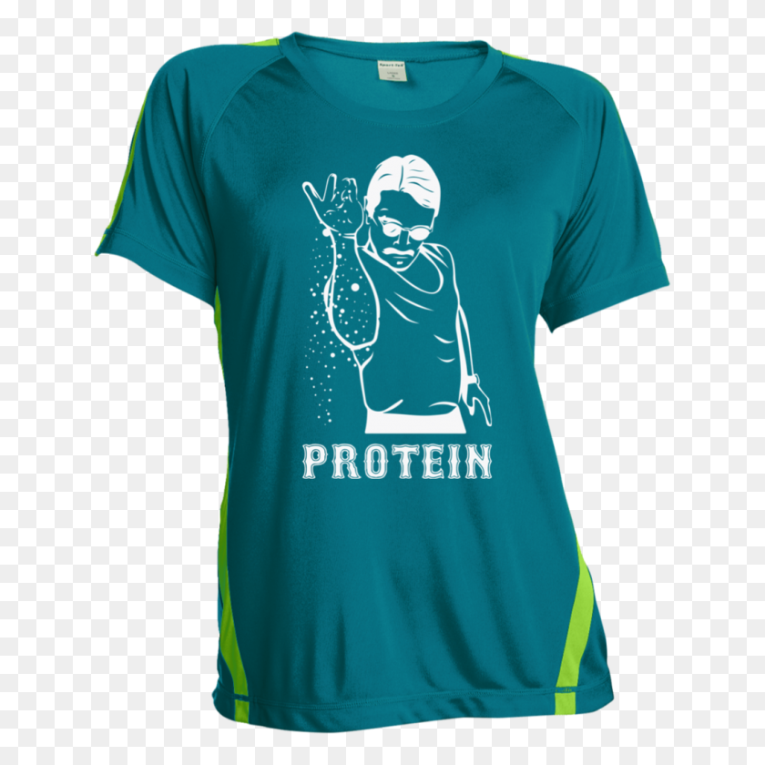 1024x1024 Protein Salt Bae Ladies' Striped Sports T Shirt Kobra Athletics - Salt Bae PNG